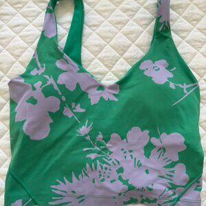 Lululemon Align Tank - Green & Purple flowers - sz 6